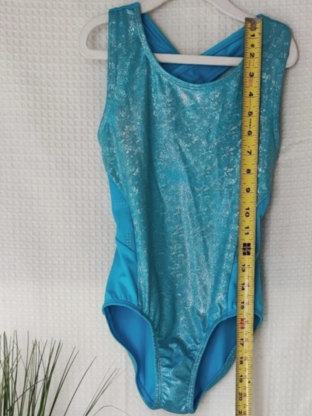 More Than Magic Girls Blue Swimsuit Size M(7/8)